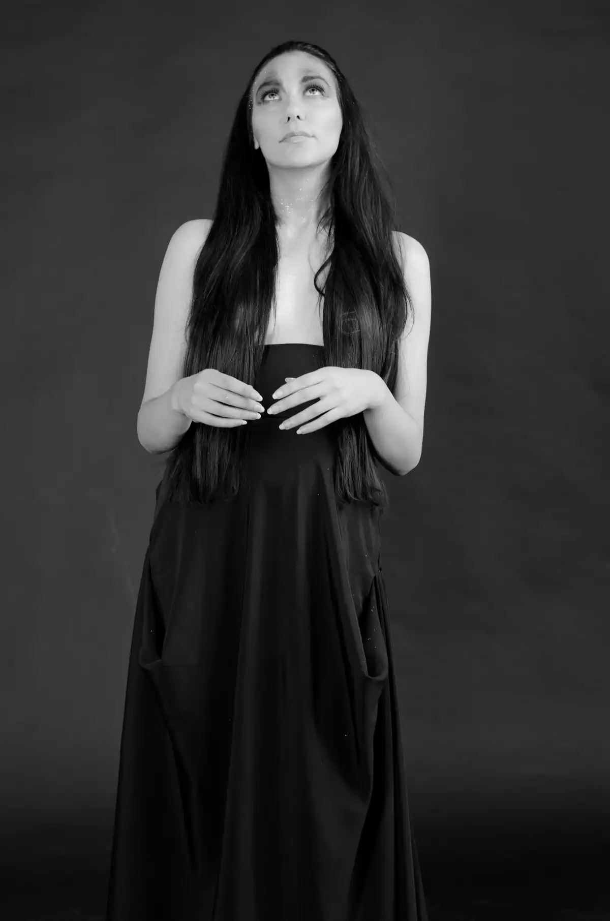 Bottiglia astratta blu - oro 