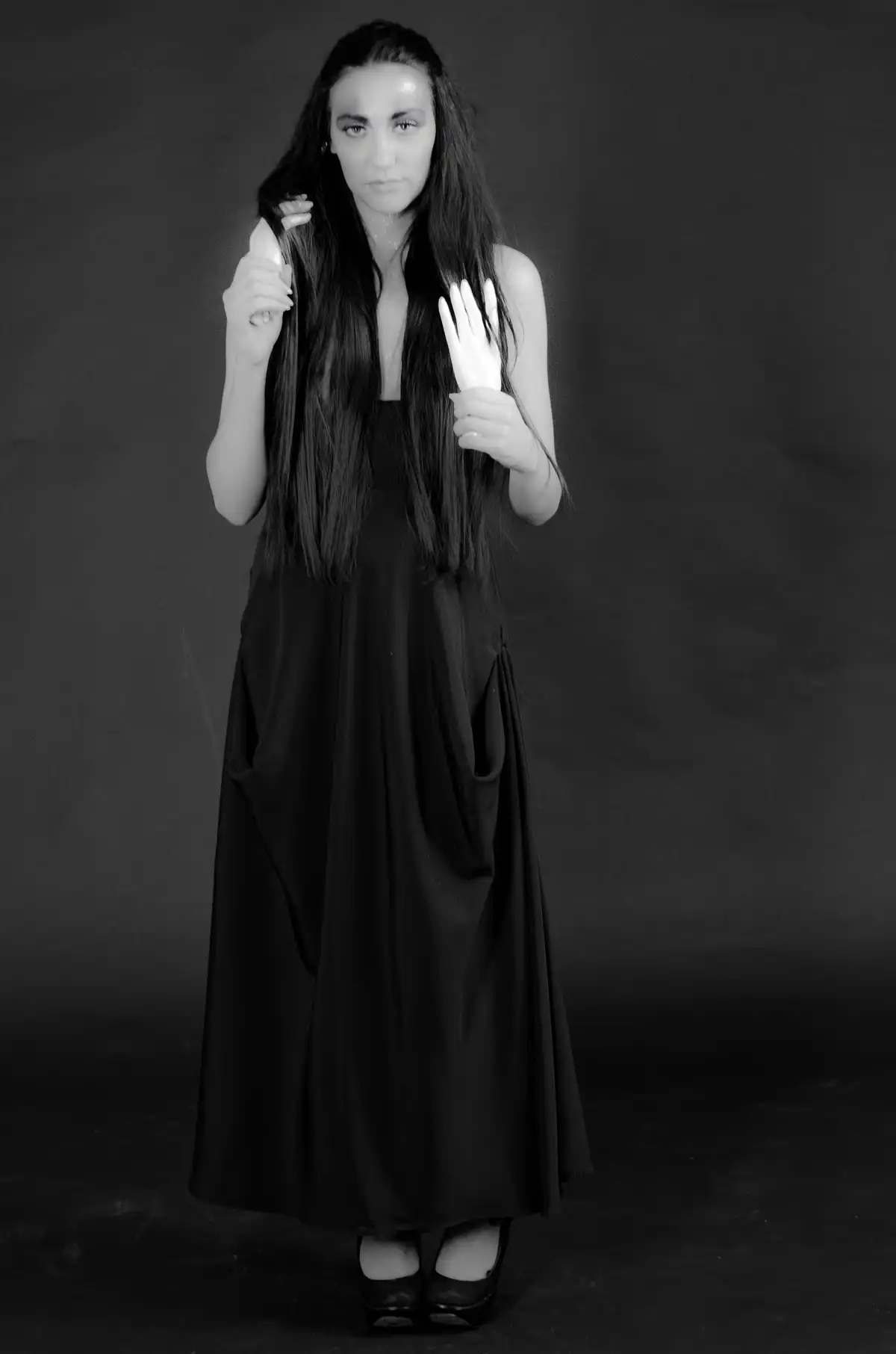 Bottiglia astratta blu - oro 