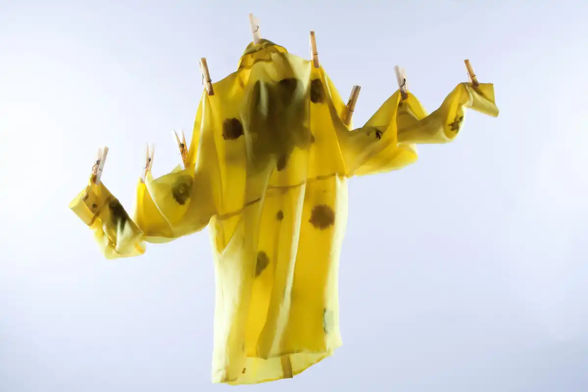 Bottiglia astratta blu - oro 