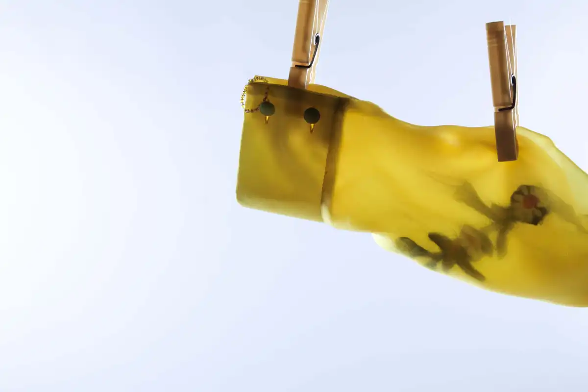 Bottiglia astratta blu - oro 